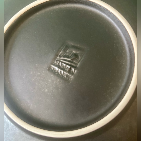 Set of 4 Jars of France Tourron Gris Ecorce Plate 10 1/4” Dinner plate - Picture 4 of 6